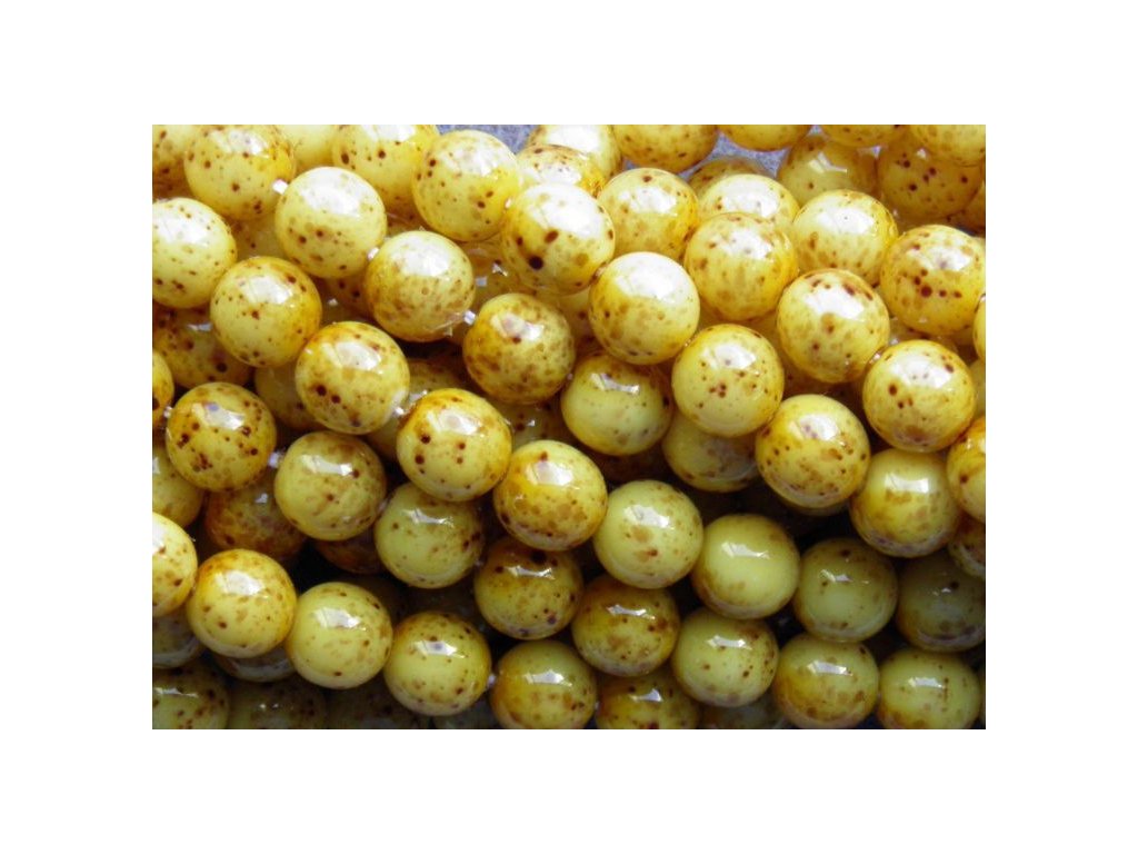 Korálky - voskované perle (41486) 8 mm