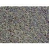 Korálky mačkané - kulička 3 mm - LN02010 Marble Green