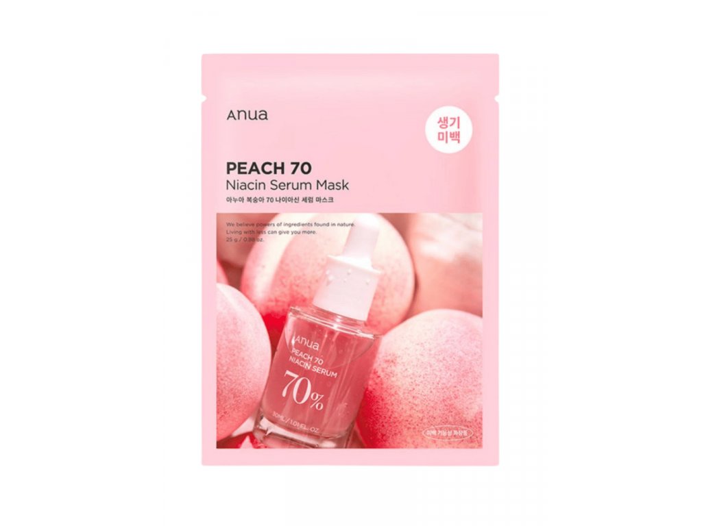 Peach 70 Niacin Serum Mask - Rozjasňující maska s extraktem z broskve