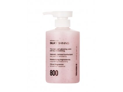 Silky Shining Salt Body Wash - Tělový peelingový gel 500ml