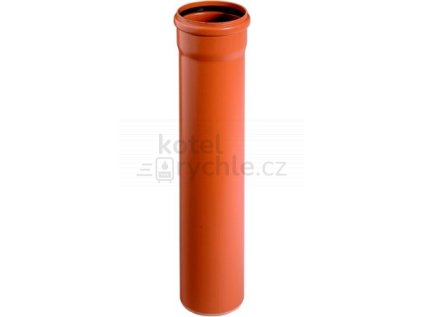 KG KGEM trubka kanalizační DN400, 5000mm, SN4, s hrdlem, PVC, oranžová