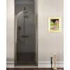 ANTIQUE sprchové dveře otočné, 900mm, pravé, ČIRÉ sklo, bronz obrázek č.: 1