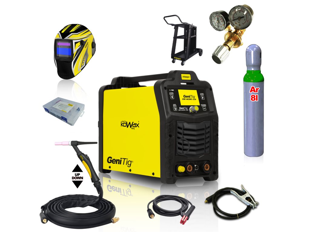 GeniTig® 220AC/DC LCD SET 6 - KOWAX.cz