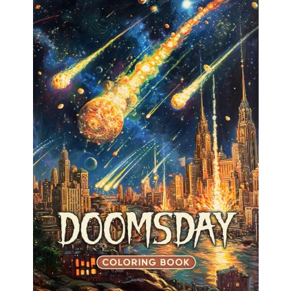 Doomsday, antistresové omalovánky, Max Brenner