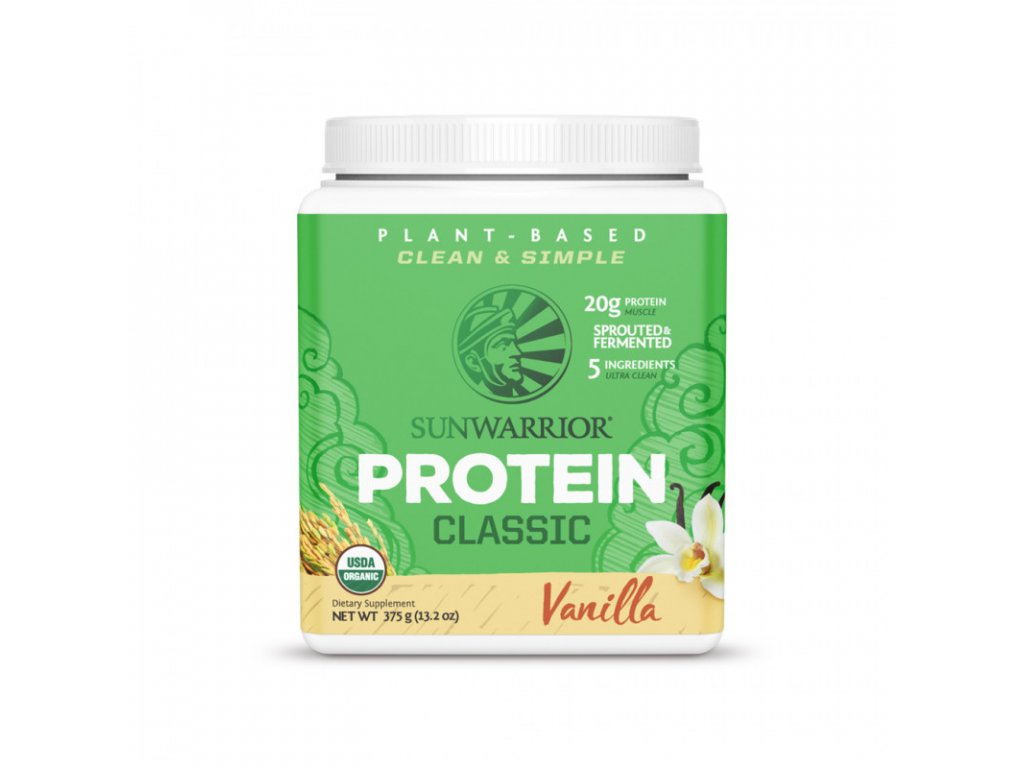 11571 protein classic bio vanilkovy 375 g sunwarrior