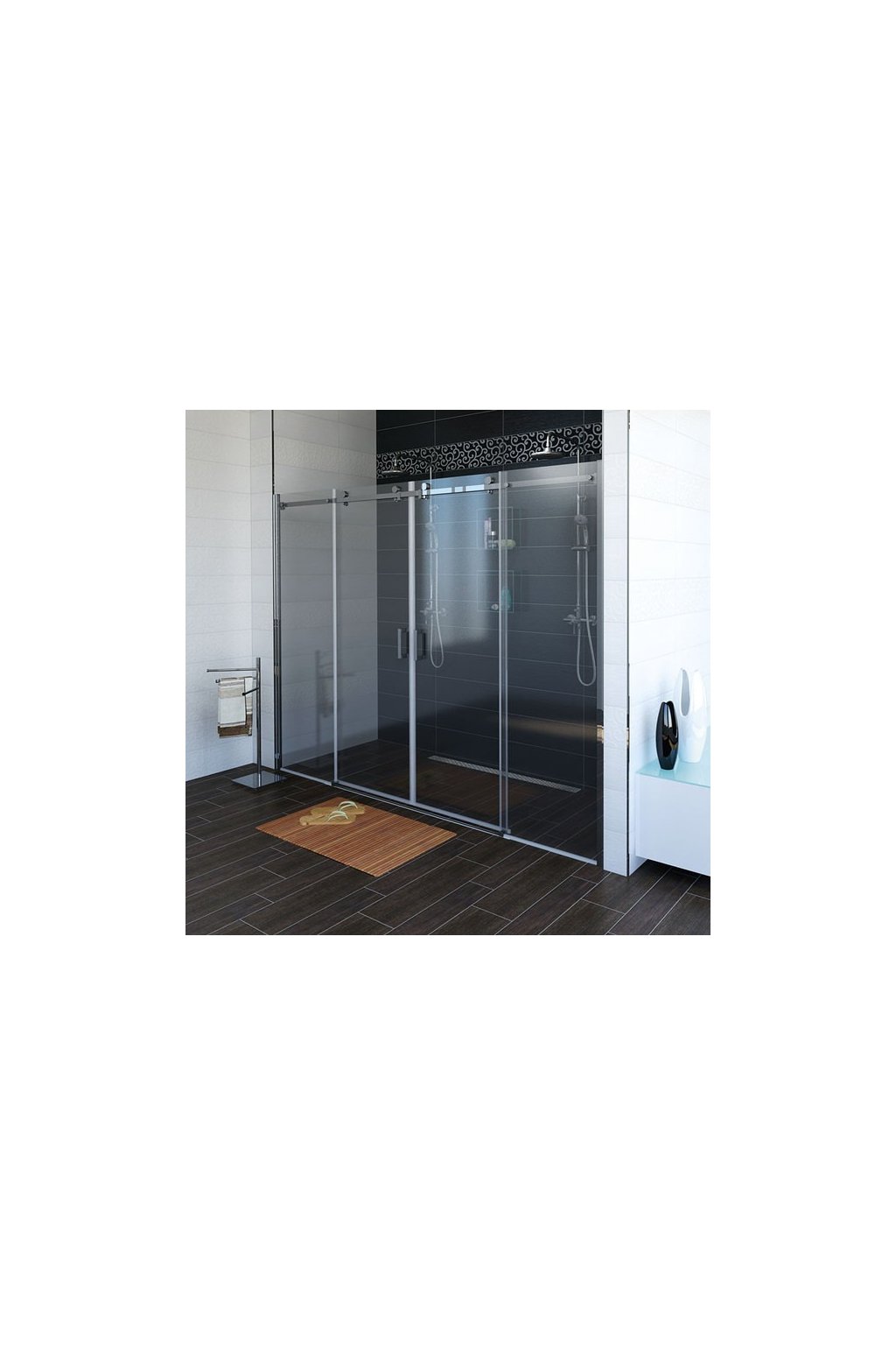 GELCO - DRAGON sprchové dveře 1700mm, čiré sklo, GD4870  + doprava zdarma + při platbě převodem sleva