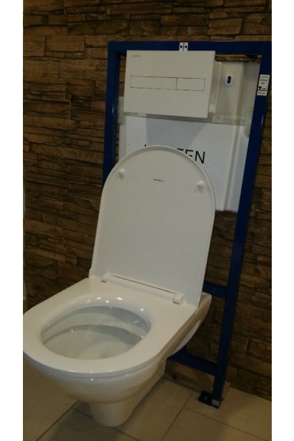 Laufen podomítkový WC komplet CW1 včetně WC mísy Laufen PRO, set 5v1