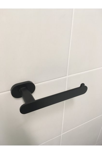 RAV držák toaletního papíru bez krytu YUKON černá matná, YUA0402CMAT - VÝPRODEJ VZORKU