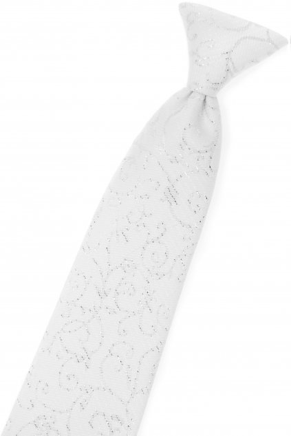 Chlapecká kravata Avantgard - bílá