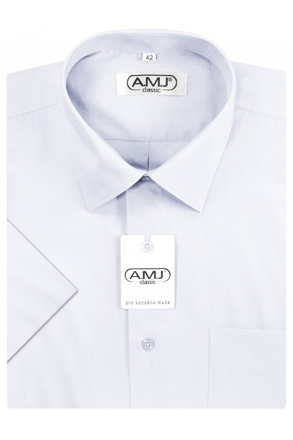 Chlapecká košile AMJ s krátkým rukávem Bílá