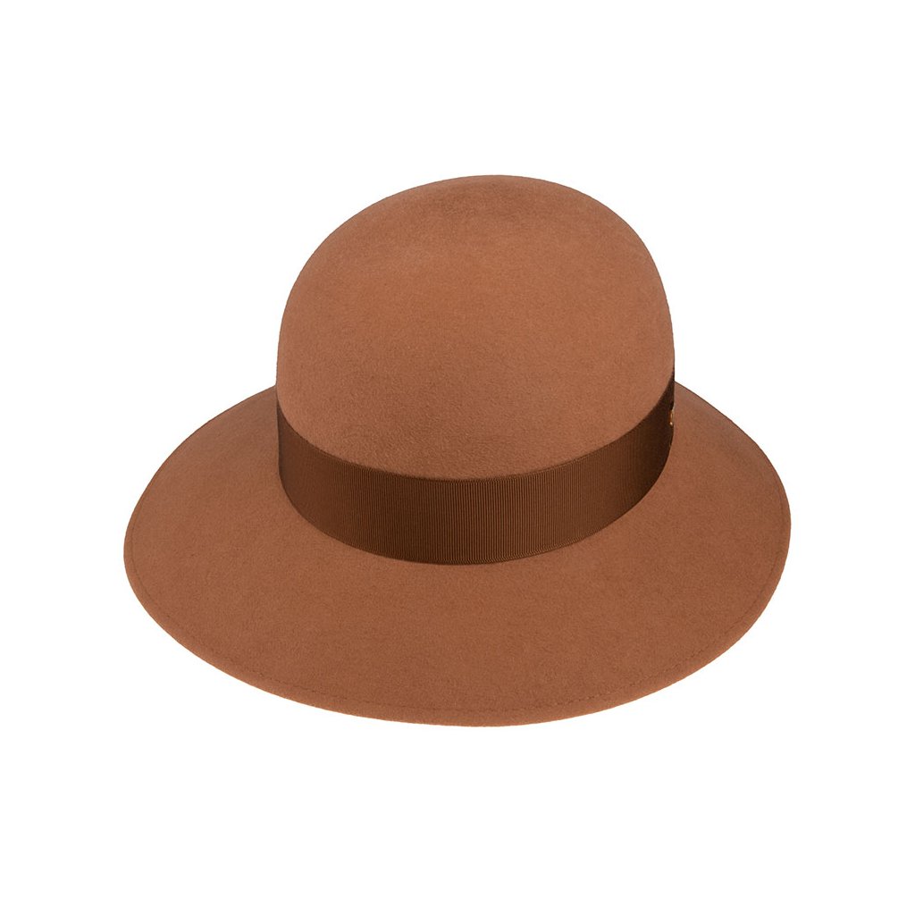 Plstěný klobouk TONAK 53646/19/Q6016 hnědý