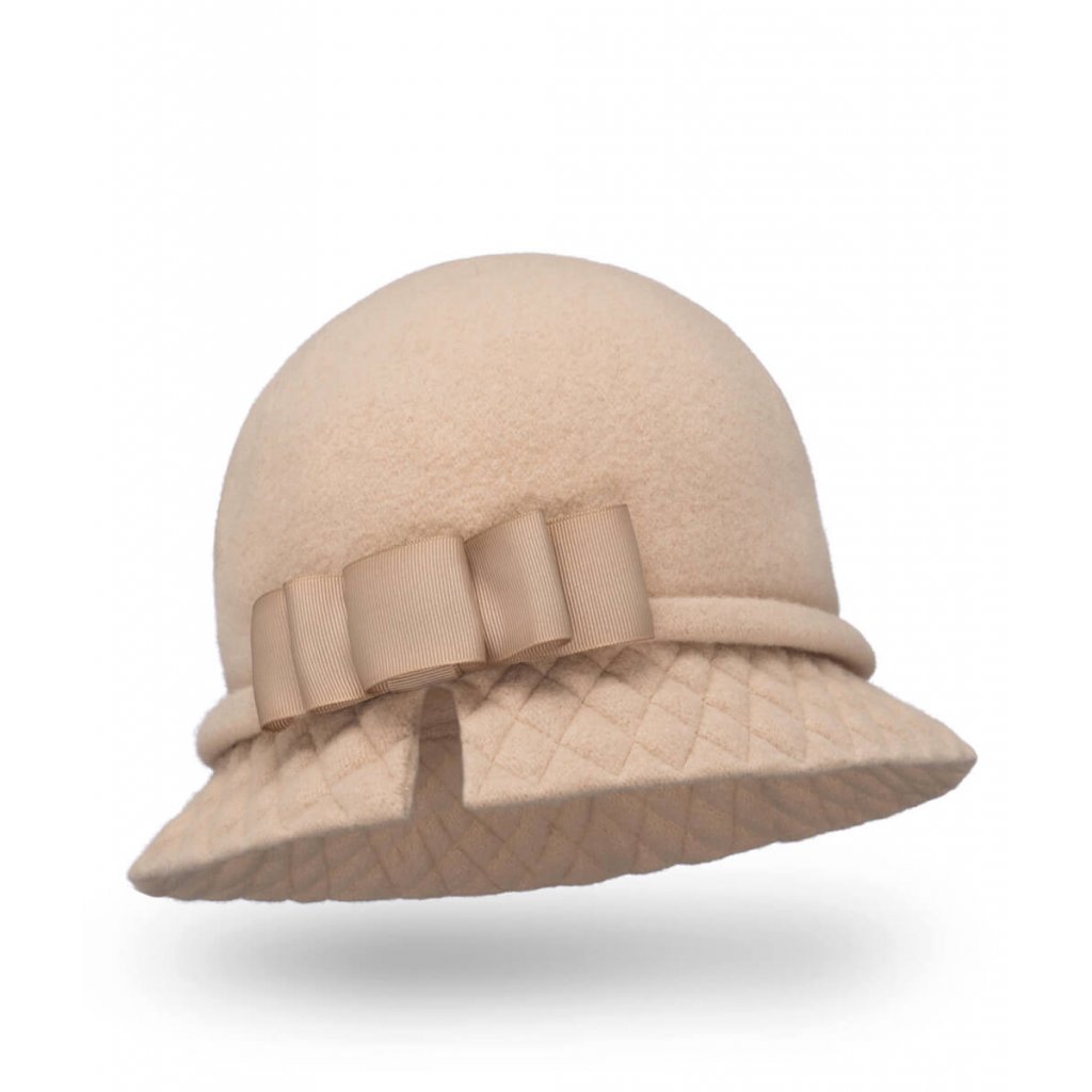 Béžový dámský klobouk BUCKET W-0480/284RETINA 284