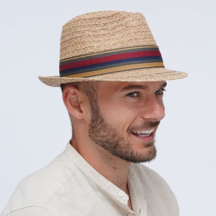 Letní slaměný klobouk GT-Morris-41-225-30 natur ze 100% přírodní rafie