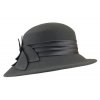 Dámský plstěný klobouk TONAK 50122/03 tmavě šedý Q 8059