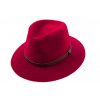 Luxusní plstěný klobouk TONAK 12089/15 červený Q 1114
