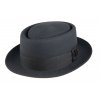 Plstěný klobouk TONAK Porkpie Aznavour 12915/19 tmavě šedý