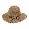 Letní klobouk z pletené mořské trávy Fa-43523-natur