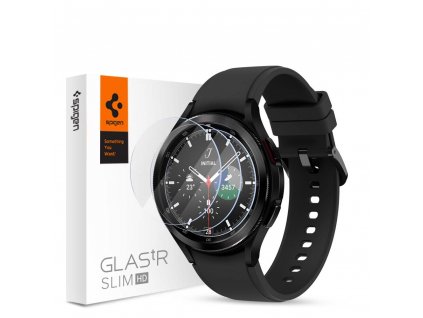Ochranné tvrzené sklo Hartowane Spigen Glas.Tr Slim 3-pack Galaxy Watch 4 Classic 42mm