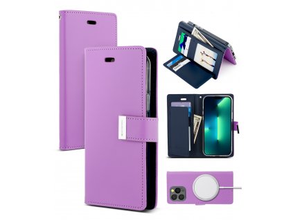 iphone 13 pro&pro max Rich Wallet Thumb AMZ Purple