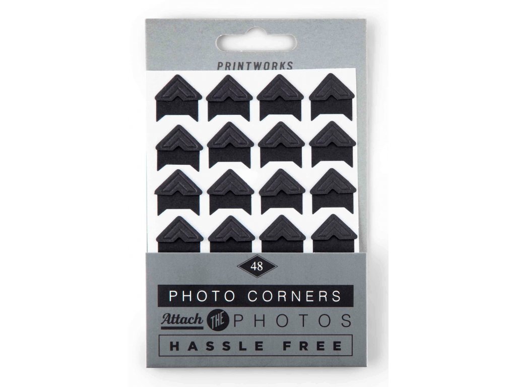 Photo corners, 48 pcs, Printworks