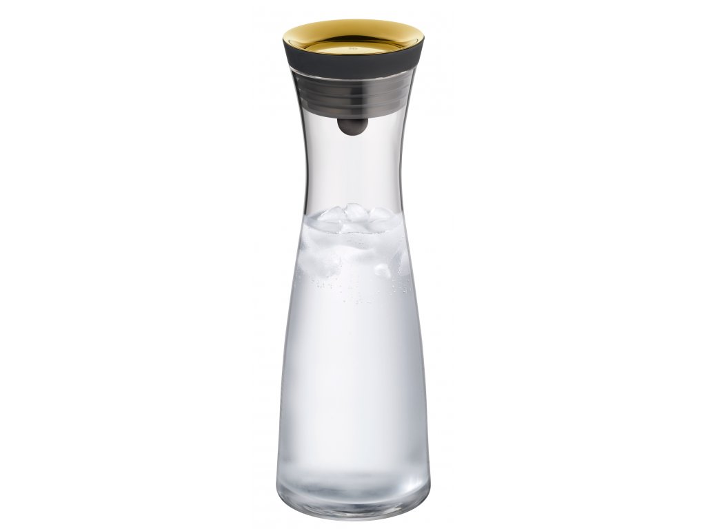 Water carafe BASIC 1 l, with golden lid, WMF - Kulina.com