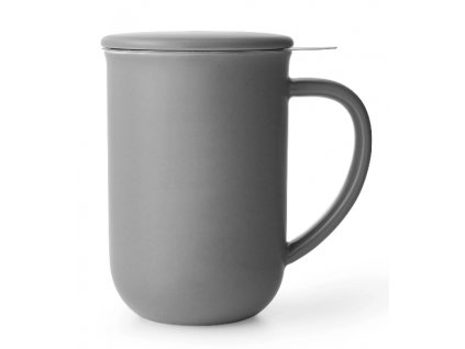 Tea infuser mug MINIMA 500 ml, grey, Viva Scandinavia