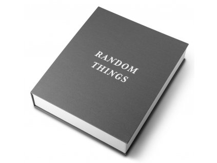 Papuošalų dėžutė RANDOM THINGS L, pilka, Printworks