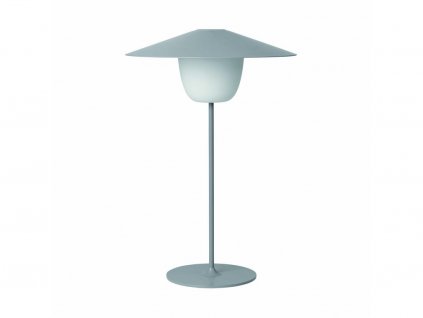 Draagbare tafellamp ANI L 49 cm, LED, warmgrijs, Blomus