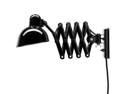 Wandlamp KAISER IDELL 16 cm, zwart, Fritz Hansen