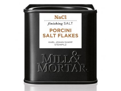 Porcini-zout 80 g, vlokken, Mill & Mortar
