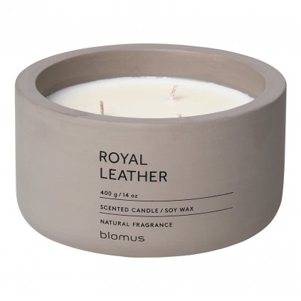Świeca zapachowa FRAGA ⌀ 13 cm, Royal Leather,, Blomus