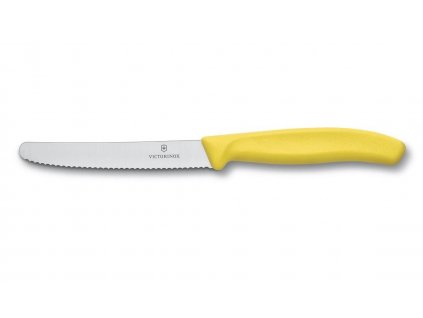 Nož za paradižnik, 11 cm, rumen, Victorinox