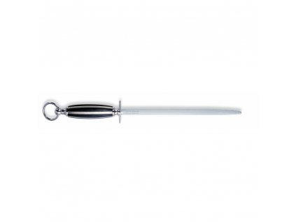 Ostrilec nožev, 25 cm, ponikljane srebrne črte, ročaj iz ebenovine, F.Dick