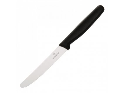 Nož za paradižnik, 11 cm, črne barve, Victorinox