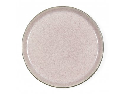 Desertni krožnik, 21 cm, sivo/roza, Bitz