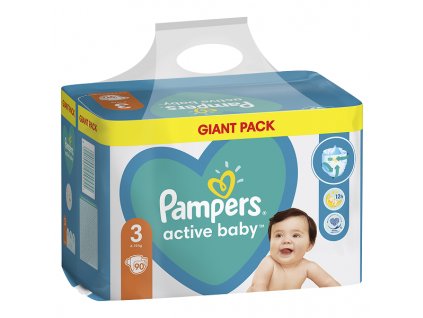 Pampers Active Baby Giant Pack S3 90ks, 6 10 kg