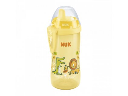 NUK FC Kiddy Cup Dětská láhev 300 ml žlutá