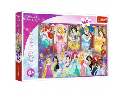 TREFL Puzzle Disney Princezny Portréty princezen 160 dílků