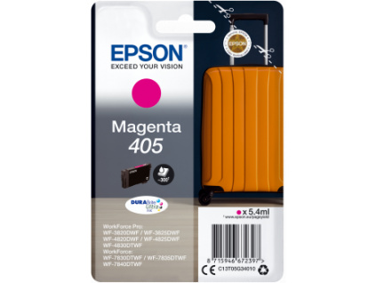 Epson Singlepack Magenta 405 DURABrite Ultra Ink, C13T05G34010