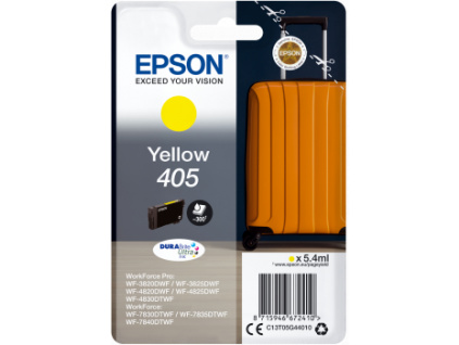 Epson Singlepack Yellow 405 DURABrite Ultra Ink, C13T05G44010