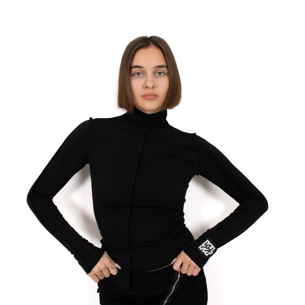 ROLL NECK TOP bamboo