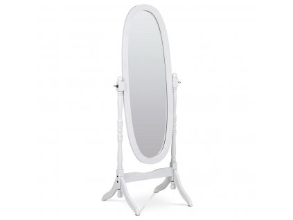 Zrcadlo bílé oválné 151 cm