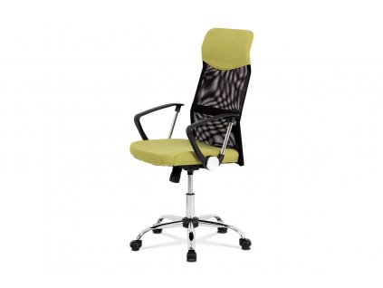 Kancelářská židle zelená látka / kov