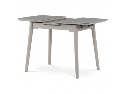 Jídelní stůl šedý / mramor 90+25x70 cm