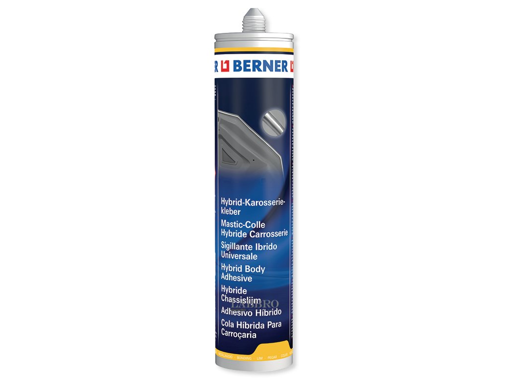Berner Hybridní karosářský tmel 290 ml, bílý