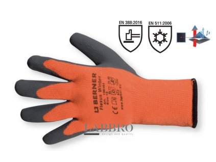 Berner ochranné zimní rukavice velikost 10 