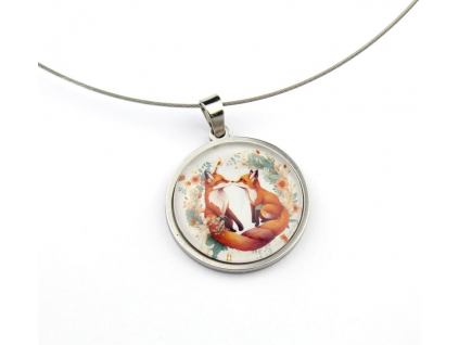 Lišky náhrdelník