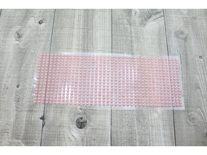 Perličky nalepovací 5mm-růžová