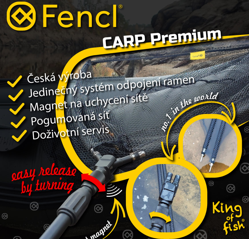 In Tsjechië geproduceerde Fencl landingsnetten