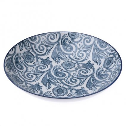 Porcelánový tanier-hlboký,21,5 × 4,5 × 21,5cm